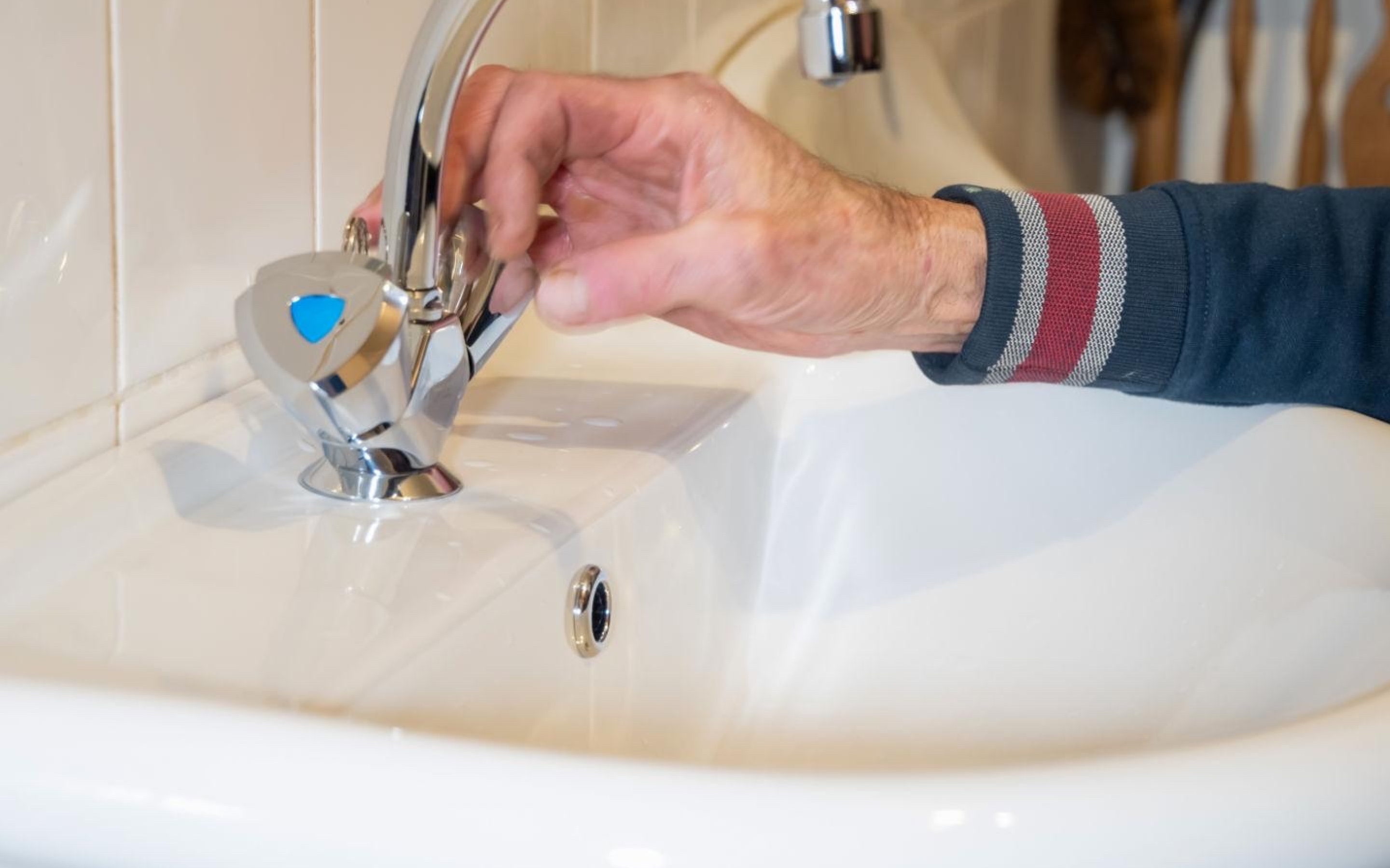 Testing the repaired tap